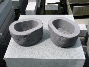 石のスライム　石の小物　施工事例　中川石材